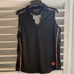 Bermuda Sands Women's  Sleeveless Golf Top; SZ: L